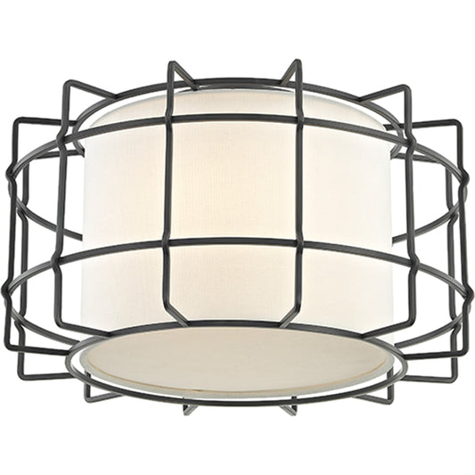 Sovereign Flush Mount by Hudson Valley. Made from steel in a modern style.
