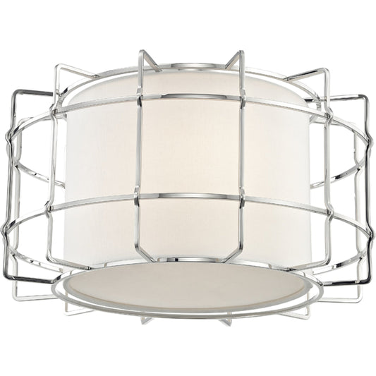Sovereign Flush Mount by Hudson Valley. Made from steel in a modern style.