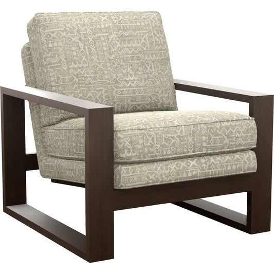 Axis Chair by Lexington. Made from mahogany, fabric in a unique style.
