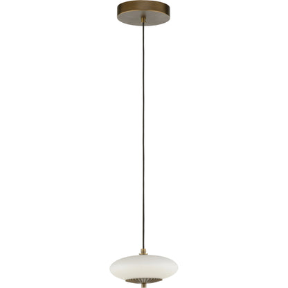 Collier Pendant by Wildwood in antique brass, milk. Made from unique in a modern style.