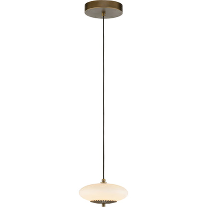 Collier Pendant by Wildwood in antique brass, milk. Made from unique in a modern style.