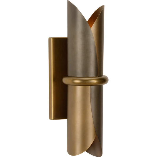 Stockman Sconce by Wildwood in gold, brown. Made from unique in a modern style.
