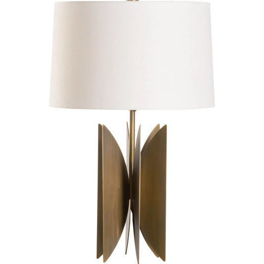Tilling Lamp by Wildwood in antique brass. Made from unique in a unique style.