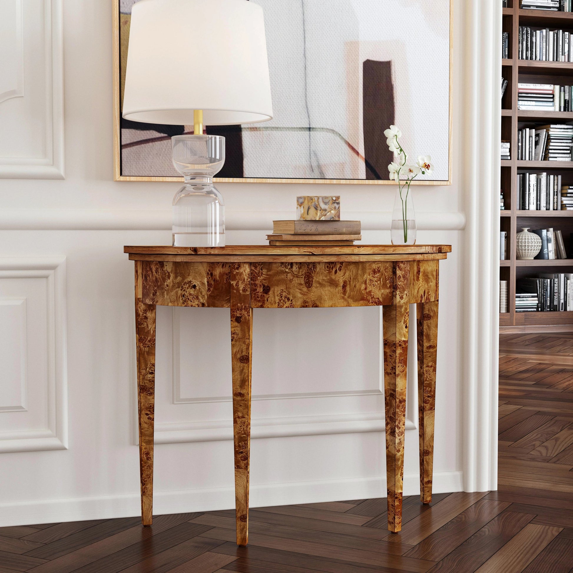 Hampton Demilune Console Table by Butler Specialty Company. Made from unique in a traditional style.