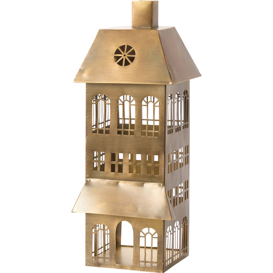Township House 2 (Set of 2) by Accent Decor in brass. Made from metal in a modern style.