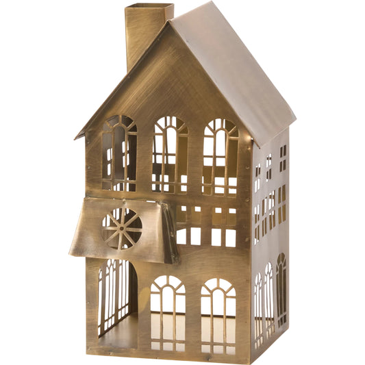Township House 2 (Set of 2) by Accent Decor in brass. Made from metal in a modern style.