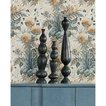 Luganzo Bronze Vase by Currey and Company in jade green, gold. Made from bronze in a modern style.