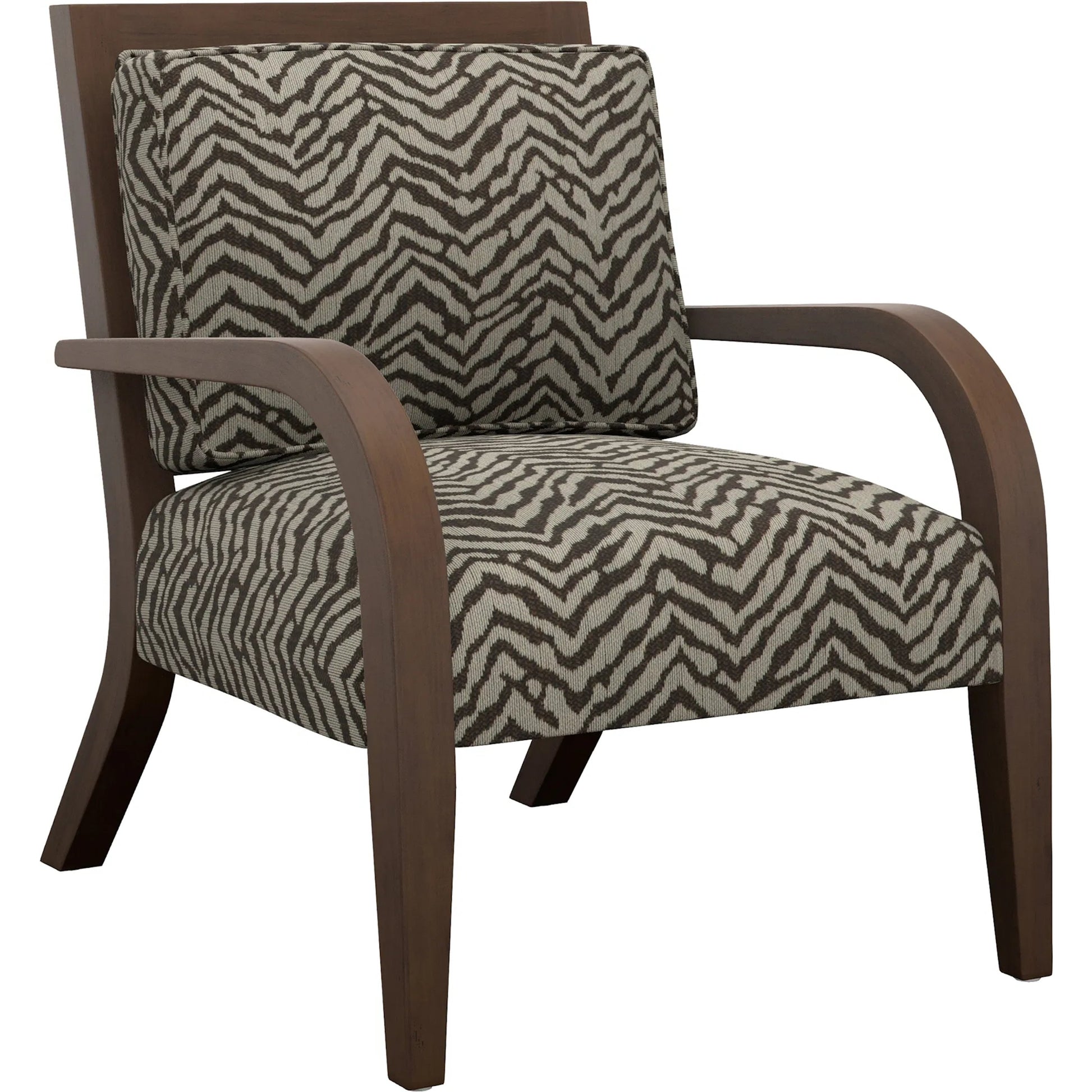 Apollo Chair by Lexington. Made from mahogany, fabric in a modern style.