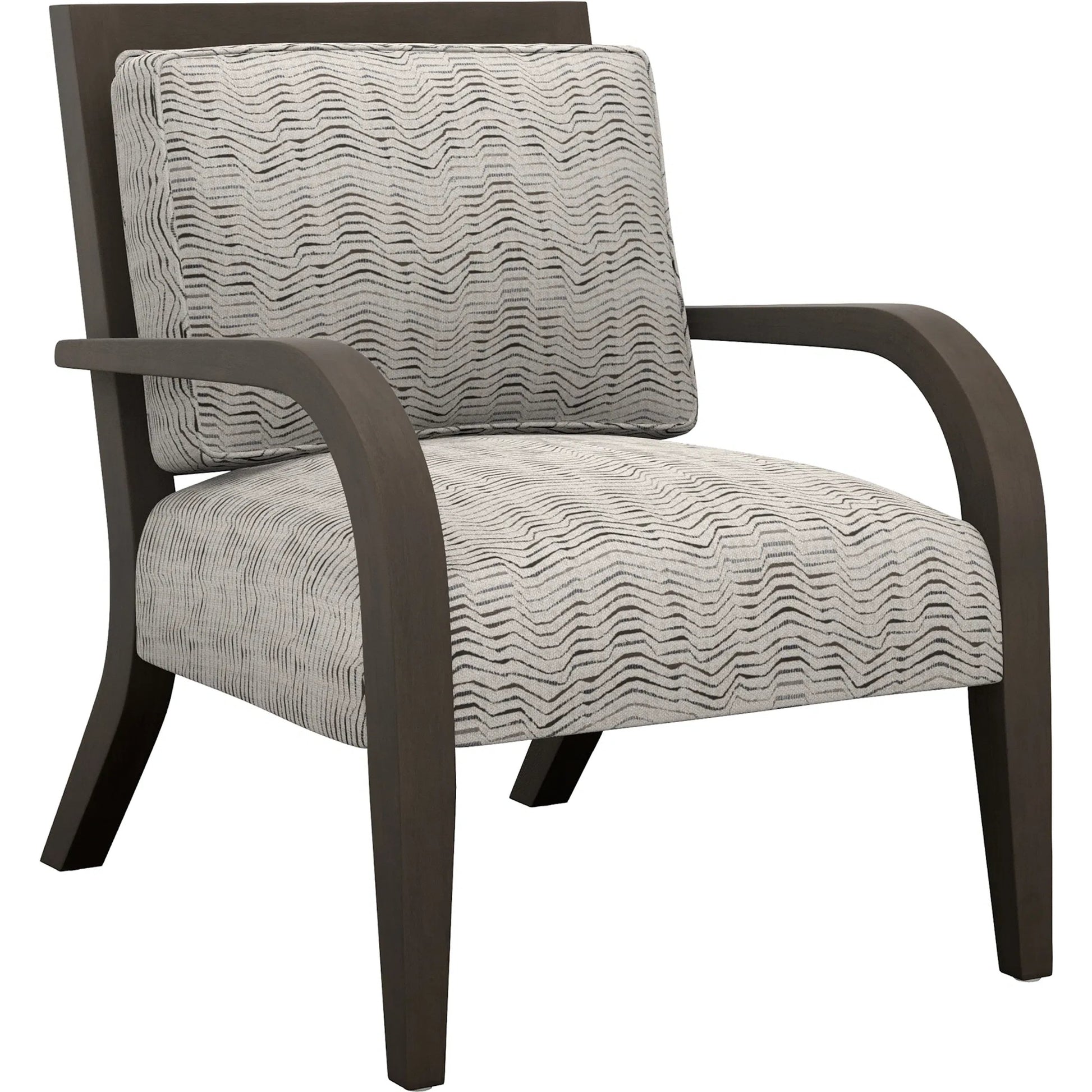 Apollo Chair by Lexington. Made from mahogany, fabric in a modern style.