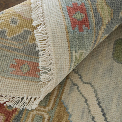 Karina Traditional Persian Rug - 6794F by Feizy in blue, gray, gold. Made from wool in a unique style.