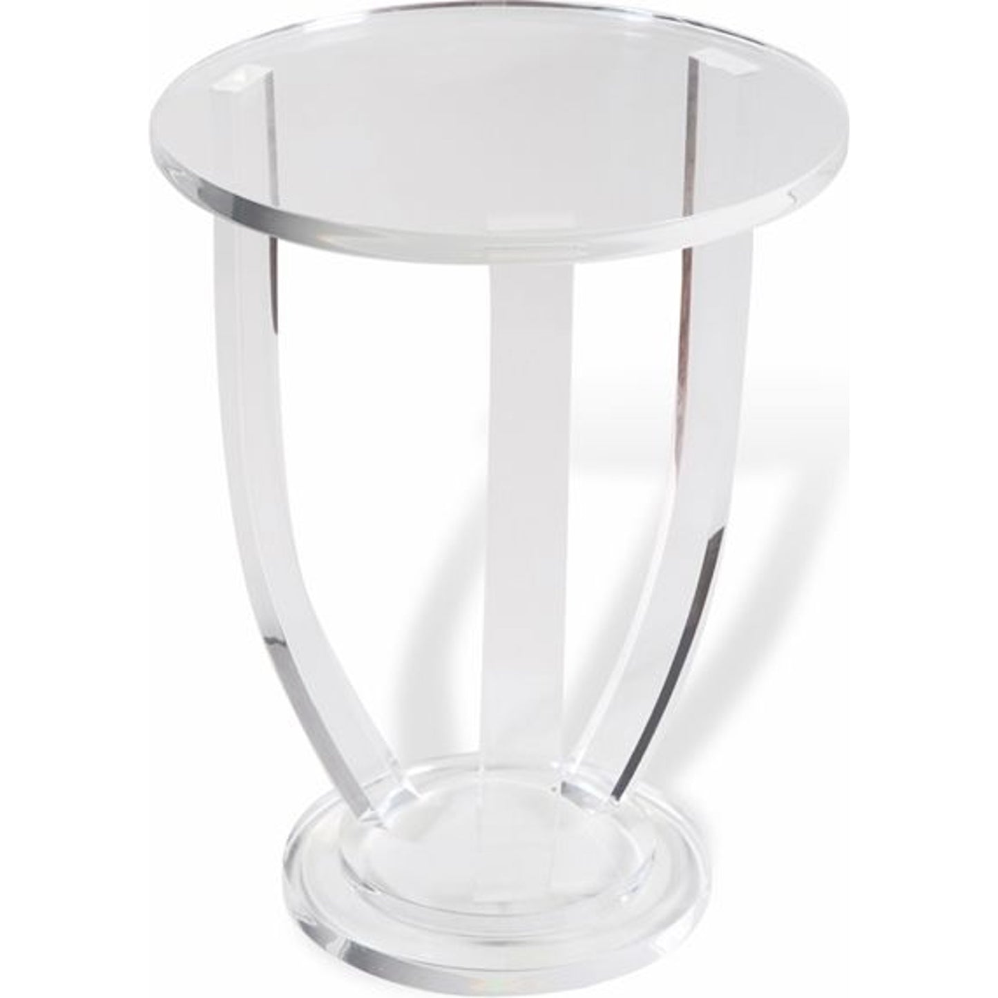 002 S-246246 | Primary Silo | Lila Side Table by Interlude Home in clear. Made from acrylic in a modern style.