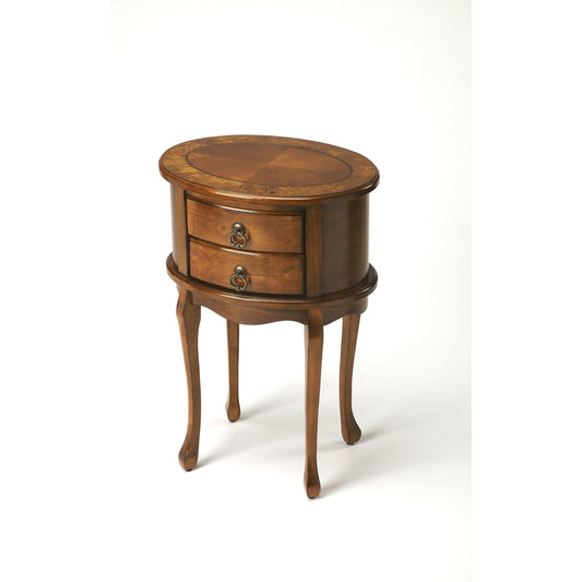 Whitley Plantation Cherry Oval Side Table by Butler Specialty Company. Made from unique in a traditional style.