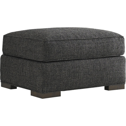 Edgemere Ottoman by Lexington in arlington gray. Made from unique in a modern style.