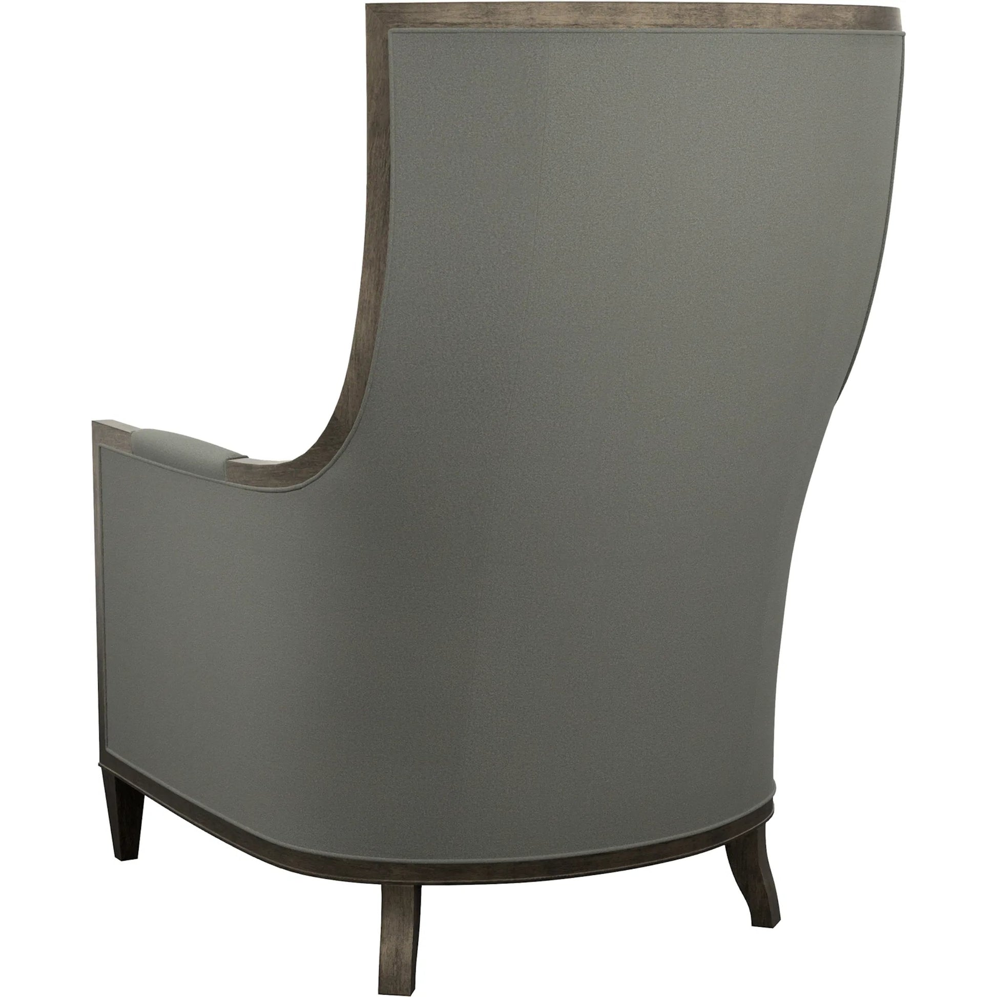Greenwood Chair by Lexington in green and gary. Made from mahogany, fabric in a transitional style.