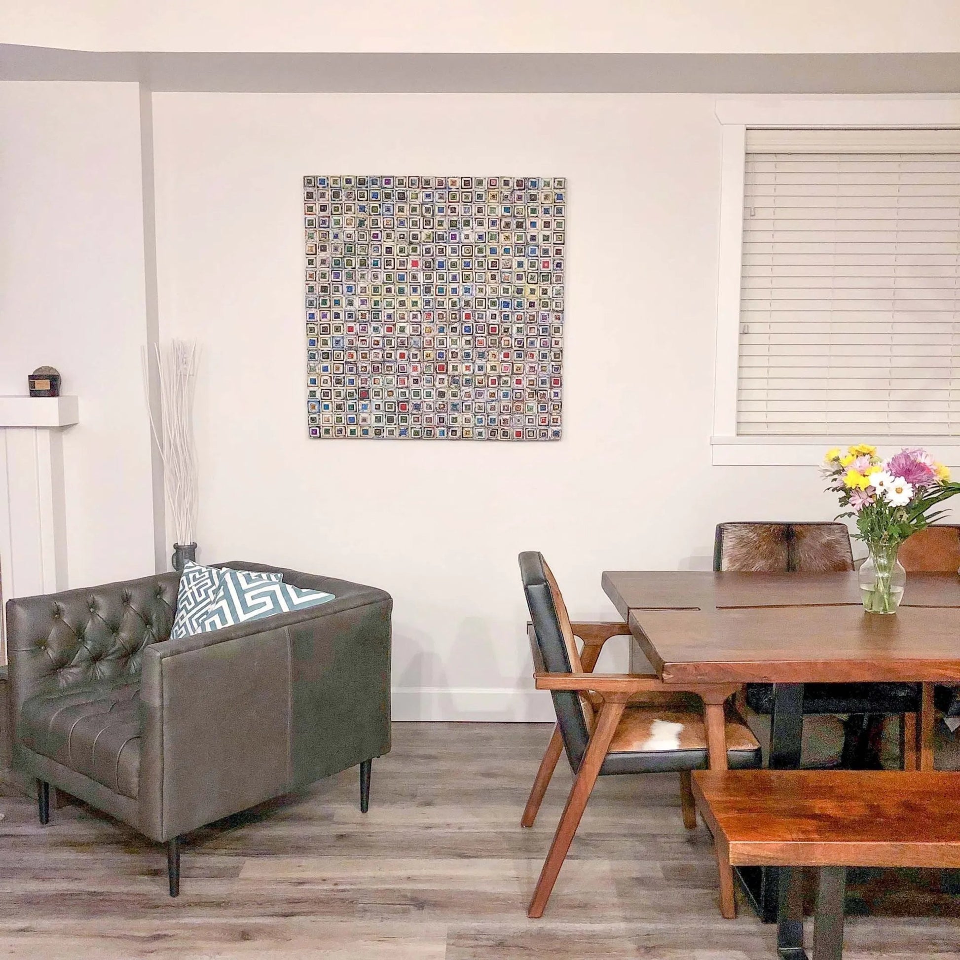 D-Bodhi Wall Deco - Kaleidoscope 40" by LH Imports. Made from unique in a eclectic & global style.