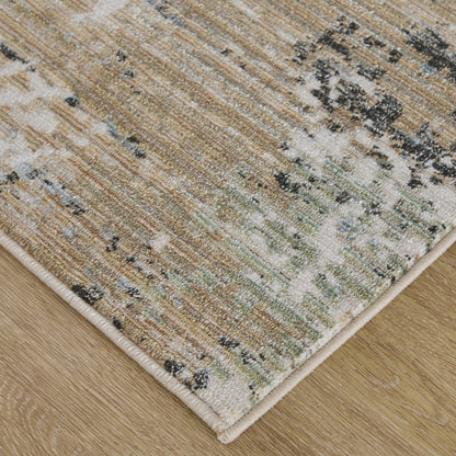 Greenwich GRW39U6F Rug by Feizy in ivory, tan, blue. Made from polypropylene, polyester in a unique style.
