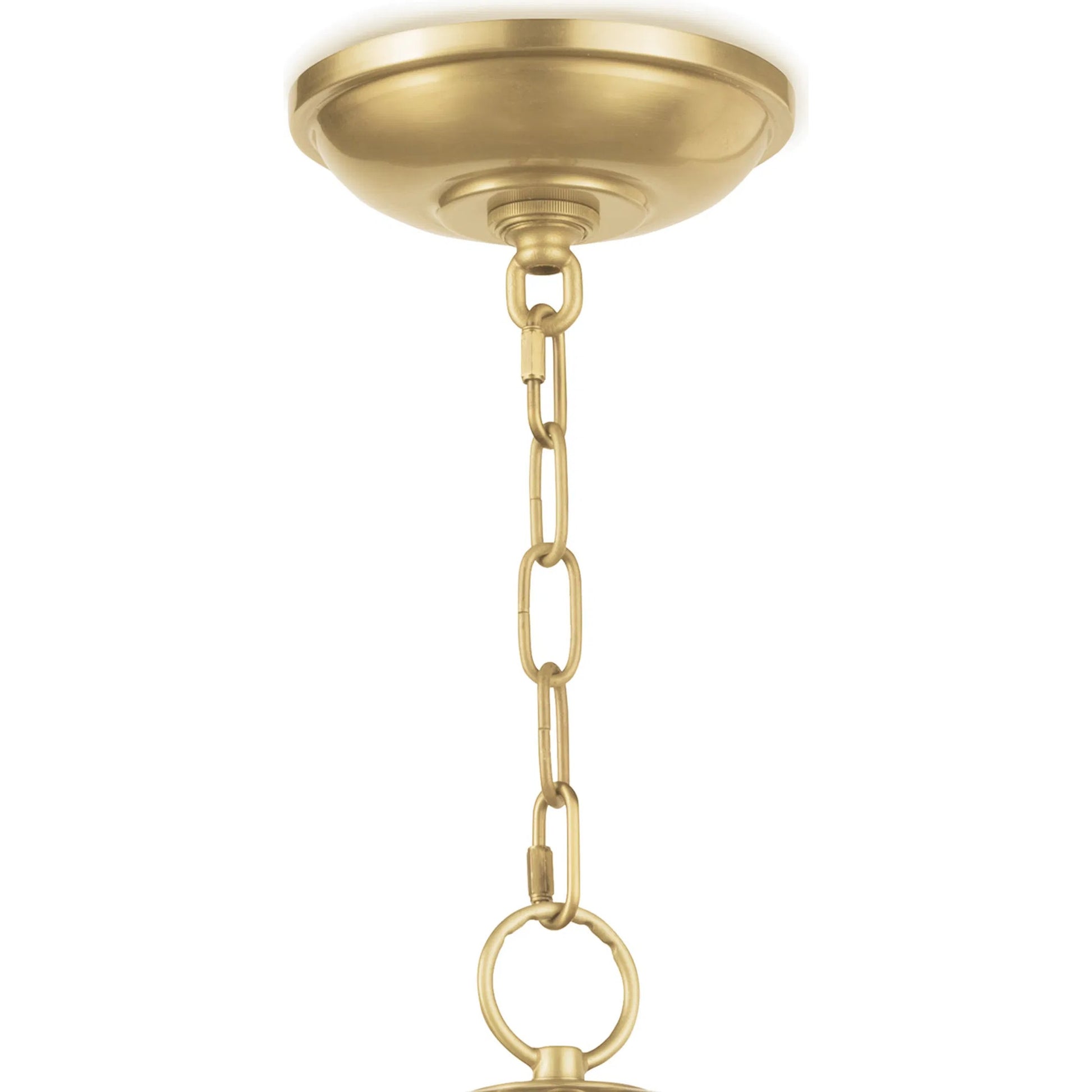 Globe Pendant in Natural Brass by Regina Andrew in brass and natural brass. Made from cast zinc in a traditional style.