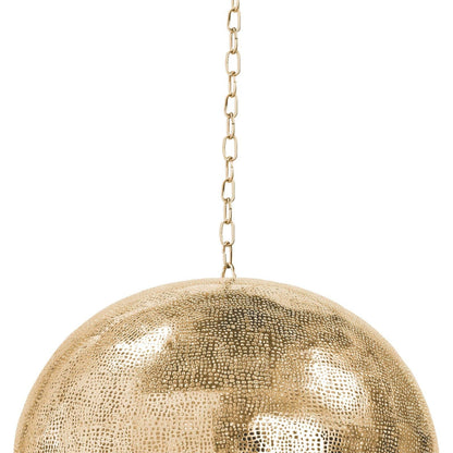 Pierced Metal Sphere Pendant by Regina Andrew. Made from unique in a eclectic & global style.