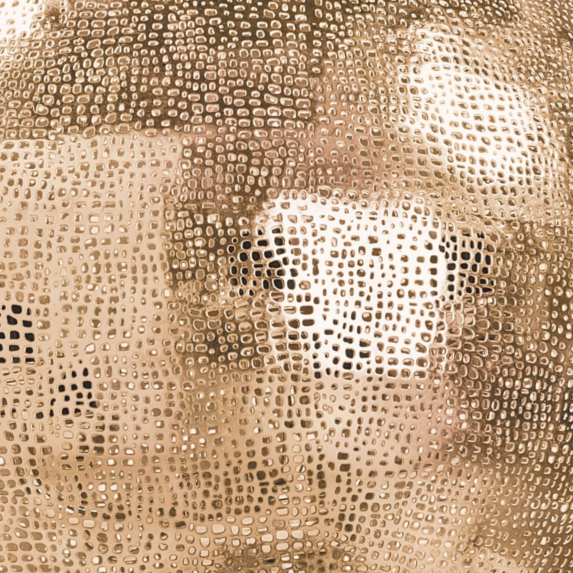 Pierced Metal Sphere Pendant by Regina Andrew. Made from unique in a eclectic & global style.