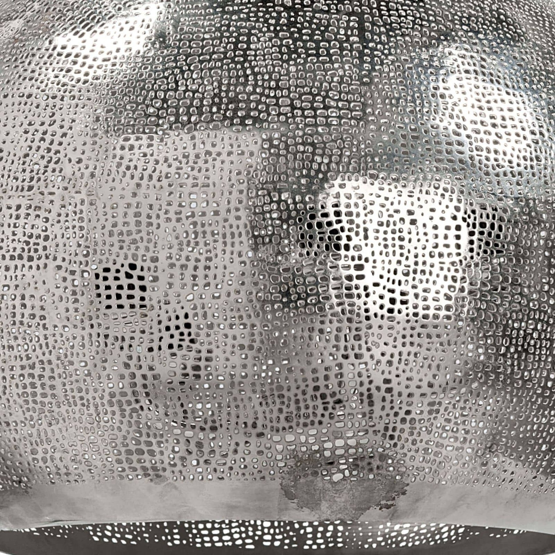 Pierced Metal Sphere Pendant by Regina Andrew. Made from unique in a eclectic & global style.