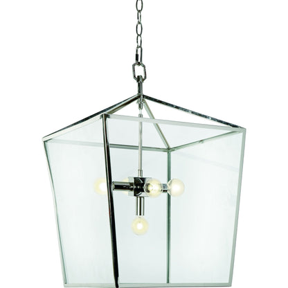 Camden Lantern by Regina Andrew in brass and natural brass. Made from steel in a cottage & farmhouse style.