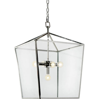 Camden Lantern by Regina Andrew in brass and natural brass. Made from steel in a cottage & farmhouse style.