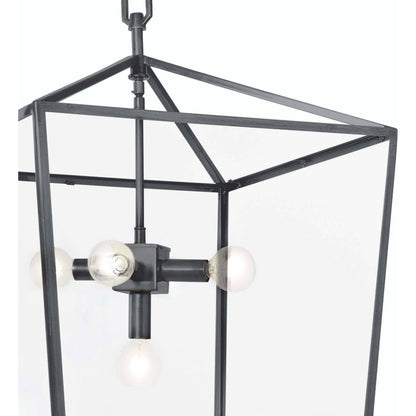 Camden Lantern by Regina Andrew in brass and natural brass. Made from steel in a cottage & farmhouse style.