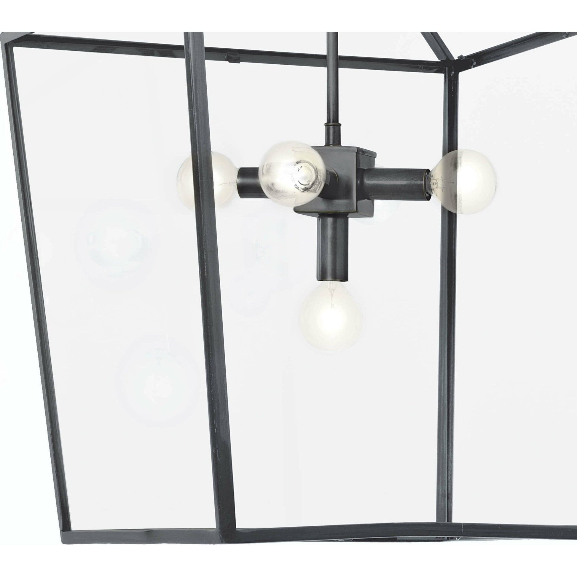 Camden Lantern by Regina Andrew in brass and natural brass. Made from steel in a cottage & farmhouse style.