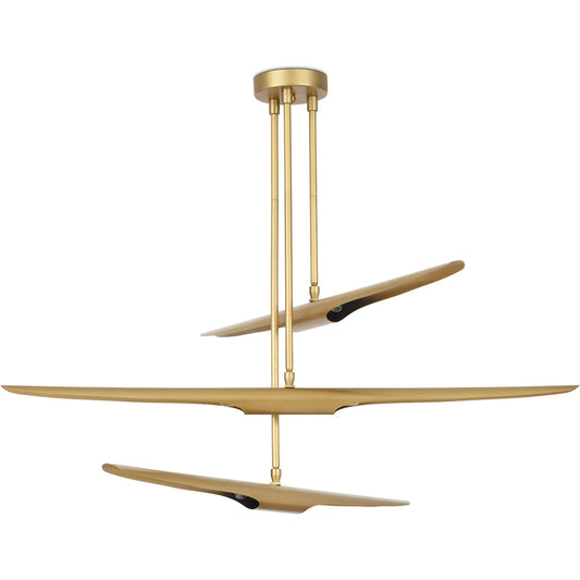 Concorde Chandelier by Regina Andrew. Made from steel in a modern style.