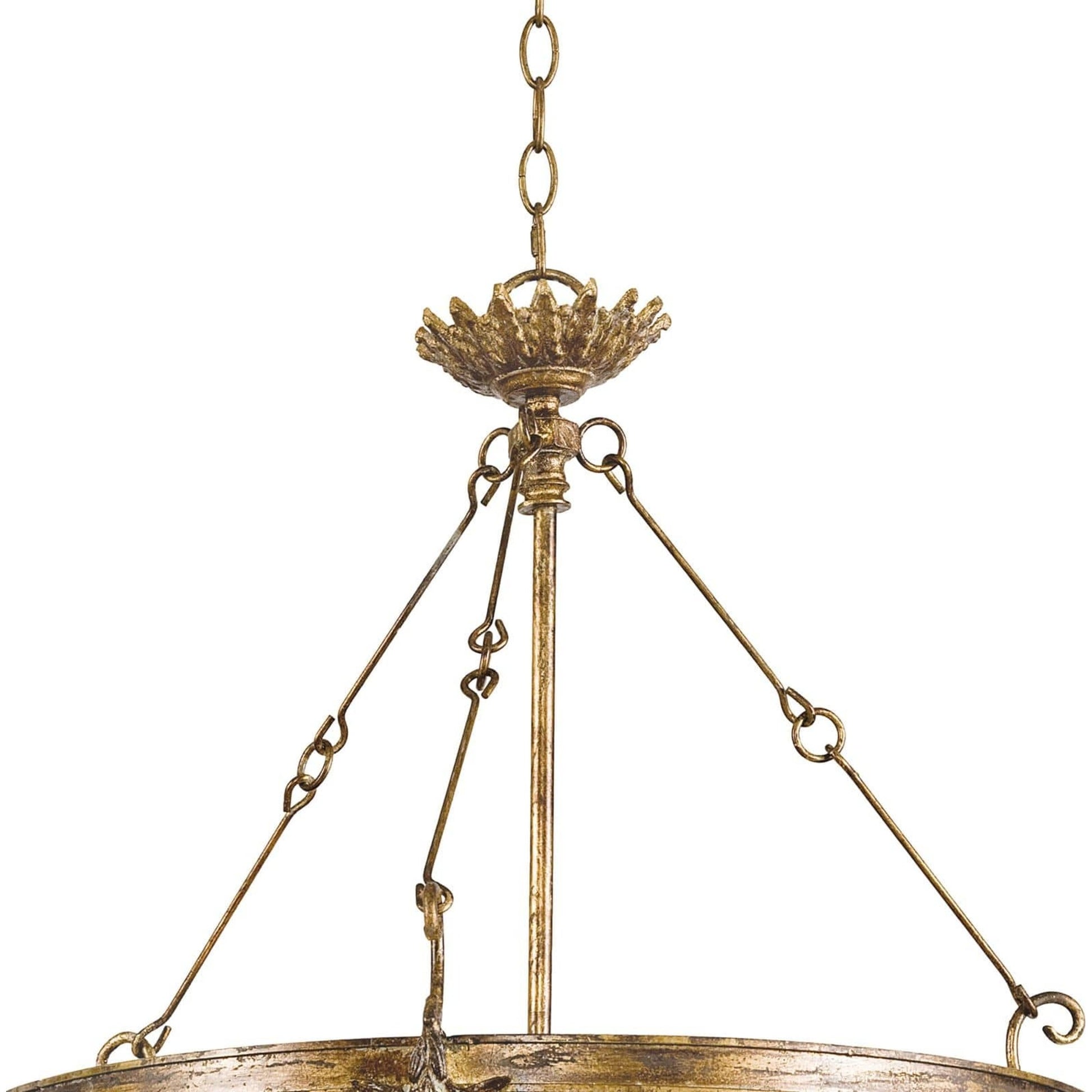 Fabian Wood Bead Chandelier by Regina Andrew in ebony and black. Made from wood in a traditional style.