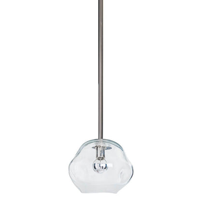 Molten Pendant with Smoke Glass by Regina Andrew in brass and brass. Made from glass in a eclectic & global style.