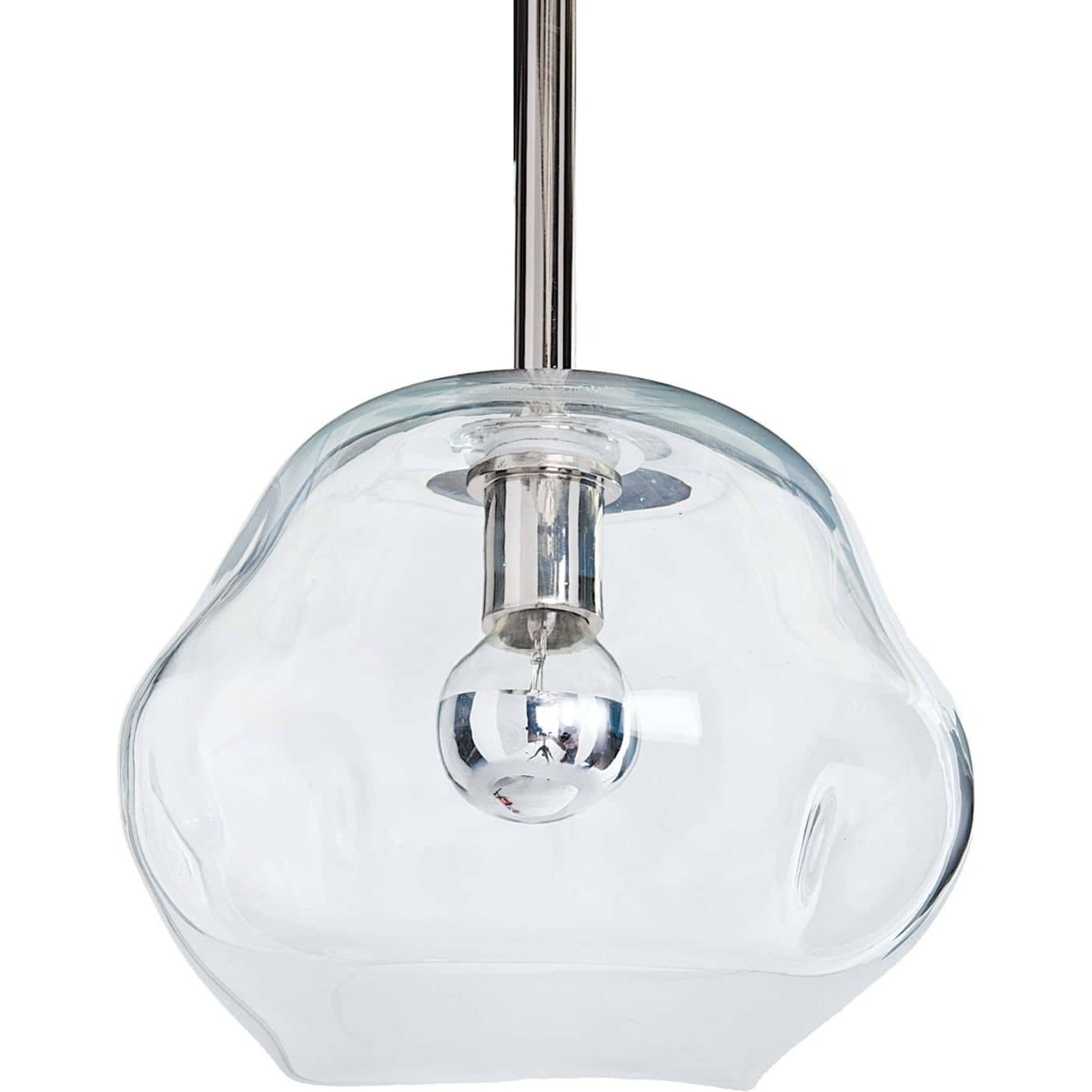 Molten Pendant with Smoke Glass by Regina Andrew in brass and brass. Made from glass in a eclectic & global style.