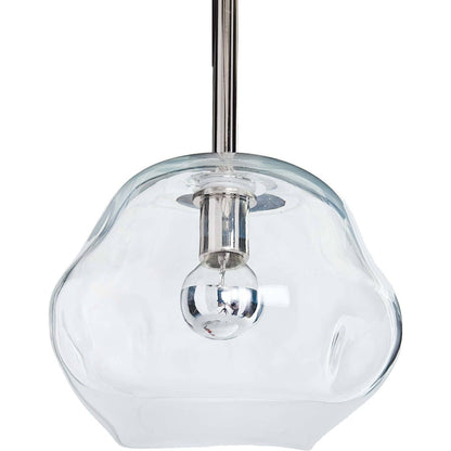 Molten Pendant with Smoke Glass by Regina Andrew in brass and brass. Made from glass in a eclectic & global style.