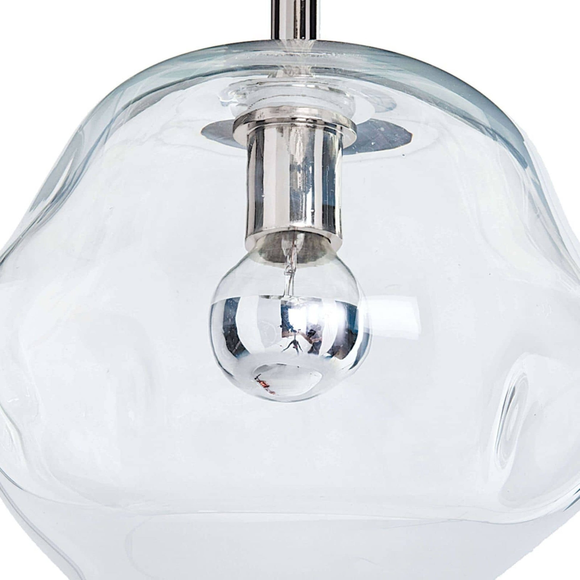 Molten Pendant with Smoke Glass by Regina Andrew in brass and brass. Made from glass in a eclectic & global style.