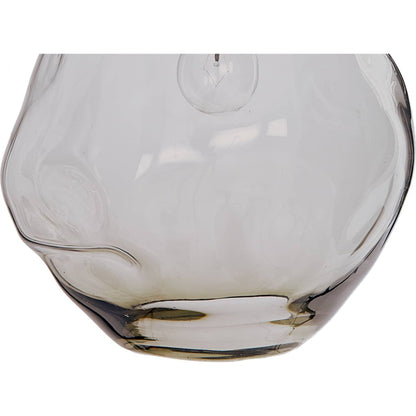 Molten Pendant with Smoke Glass by Regina Andrew in brass and brass. Made from glass in a eclectic & global style.