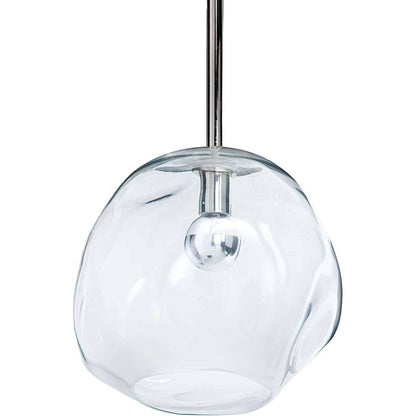 Molten Pendant with Smoke Glass by Regina Andrew in brass and brass. Made from glass in a eclectic & global style.