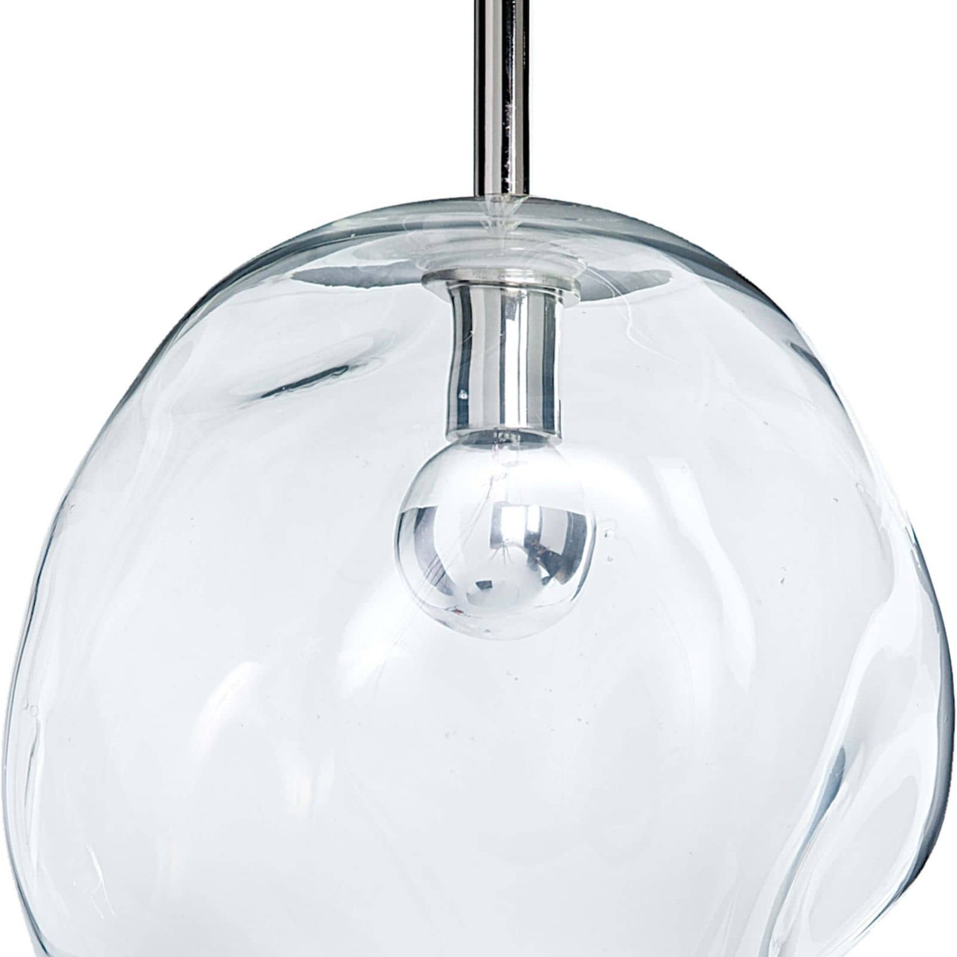 Molten Pendant with Smoke Glass by Regina Andrew in brass and brass. Made from glass in a eclectic & global style.