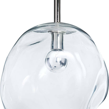 Molten Pendant with Smoke Glass by Regina Andrew in brass and brass. Made from glass in a eclectic & global style.