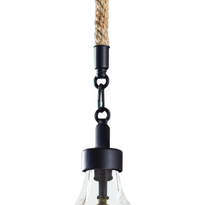 Demi John Pendant by Regina Andrew in ebony and blackened steel. Made from unique in a transitional style.