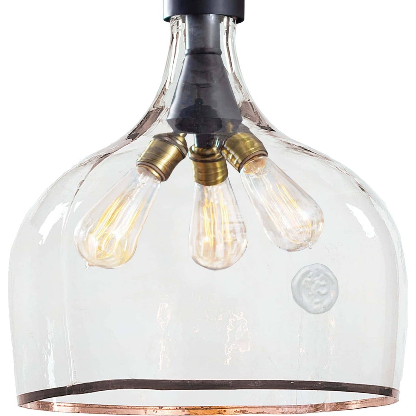 010 S-286850 | Closeup | Demi John Pendant by Regina Andrew in ebony and blackened steel. Made from unique in a transitional style.