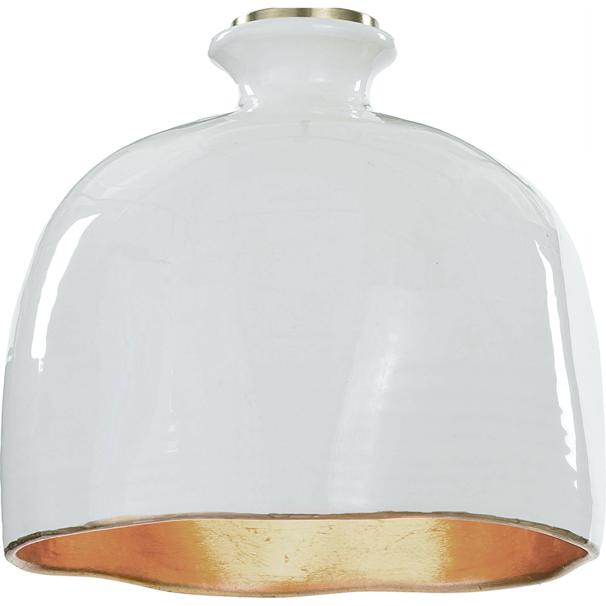 Bianca Ceramic Pendant by Regina Andrew in white, natural and white. Made from ceramic in a modern style.