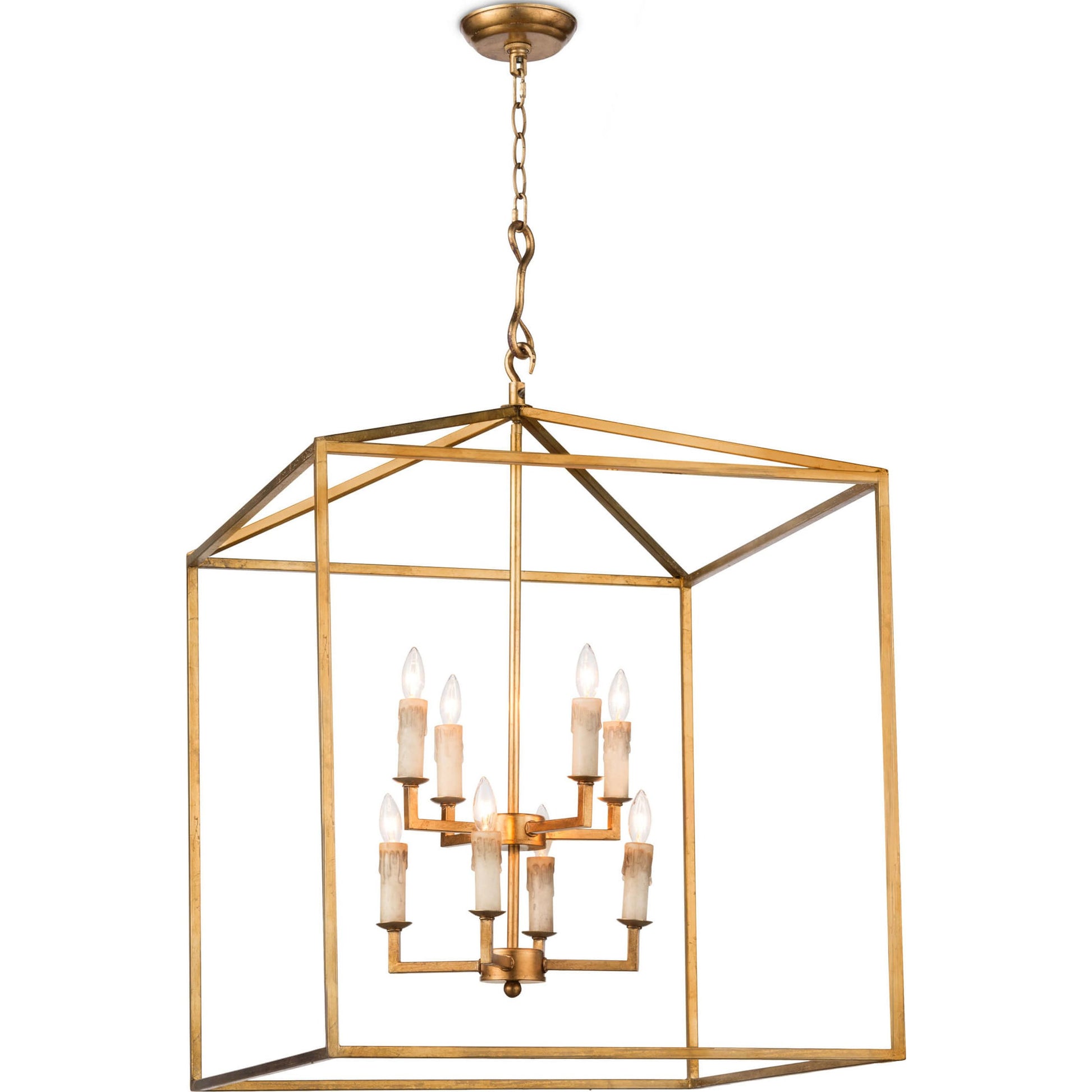 Cape Lantern by Regina Andrew in ebony and blackened iron. Made from iron in a cottage & farmhouse style.