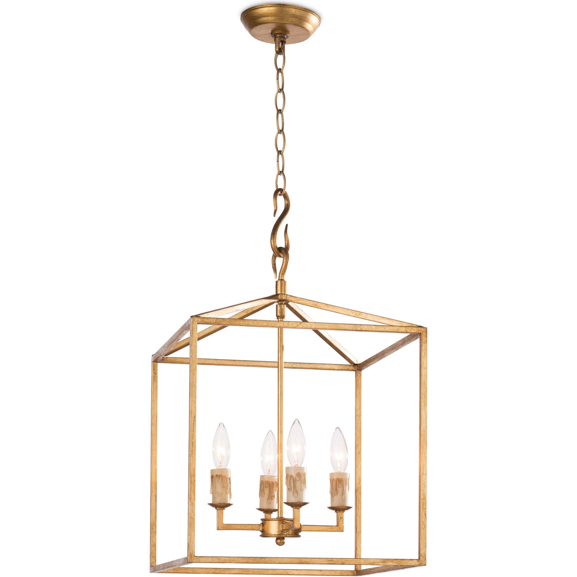 Cape Lantern by Regina Andrew in ebony and blackened iron. Made from iron in a cottage & farmhouse style.