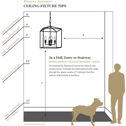 Cape Lantern by Regina Andrew in ebony and blackened iron. Made from iron in a cottage & farmhouse style.