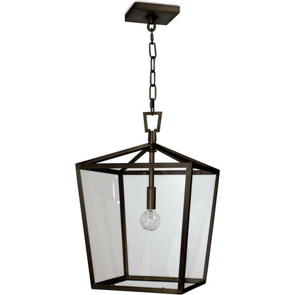 Camden Lantern by Regina Andrew in brass and natural brass. Made from steel in a cottage & farmhouse style.
