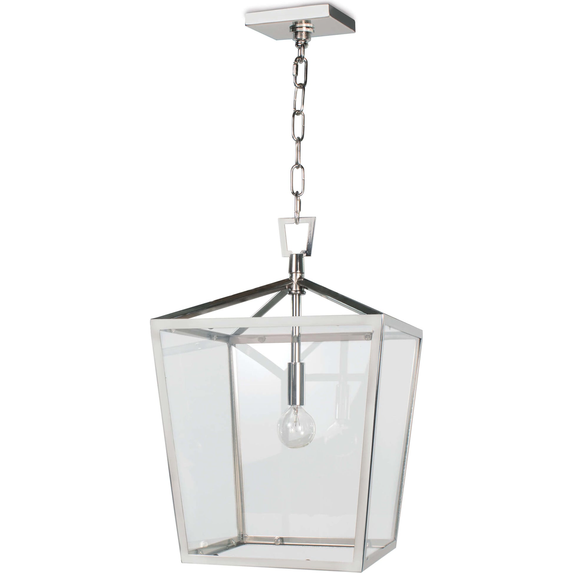 Camden Lantern by Regina Andrew in brass and natural brass. Made from steel in a cottage & farmhouse style.