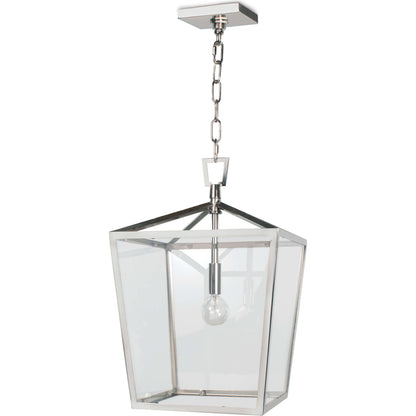 Camden Lantern by Regina Andrew in brass and natural brass. Made from steel in a cottage & farmhouse style.