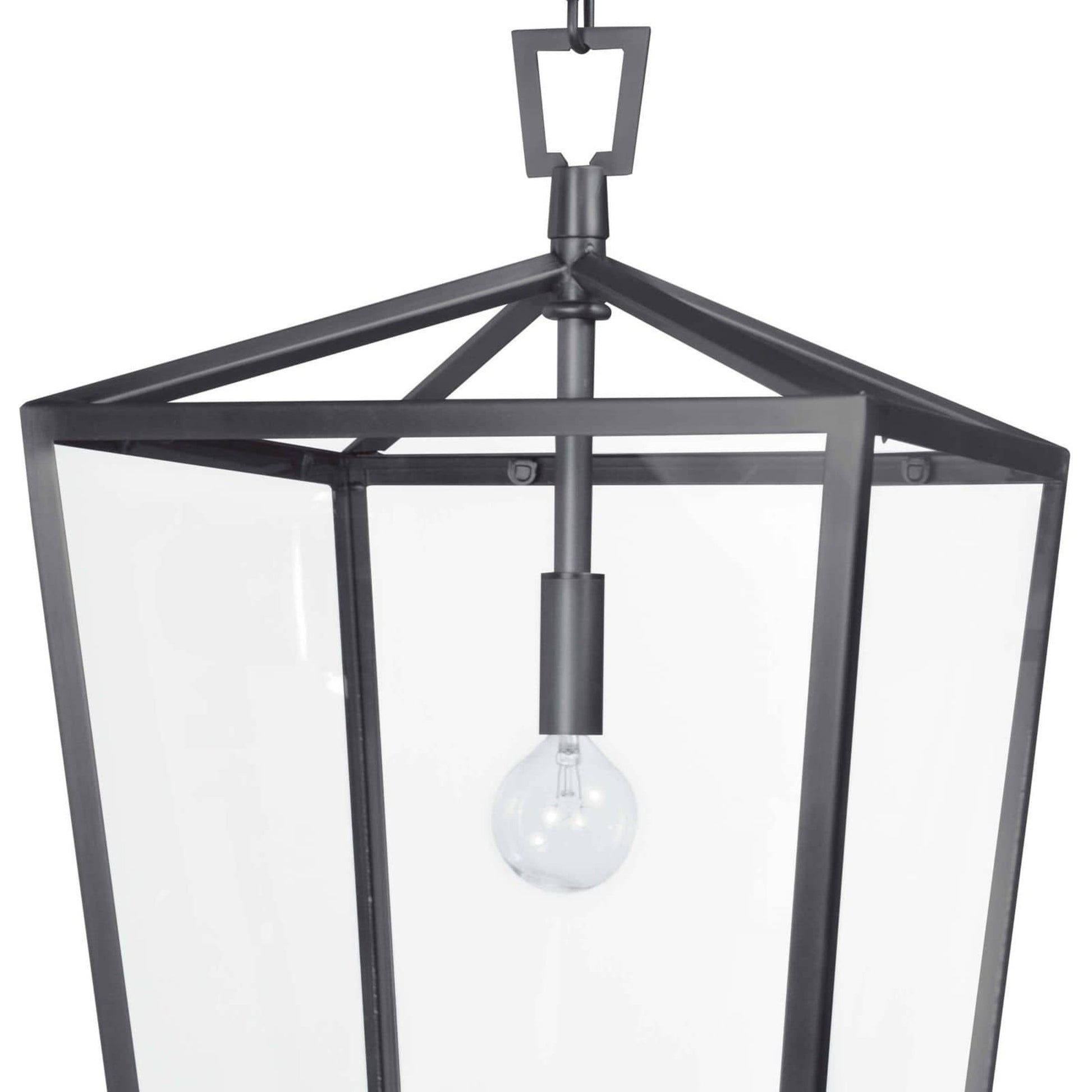 Camden Lantern by Regina Andrew in brass and natural brass. Made from steel in a cottage & farmhouse style.