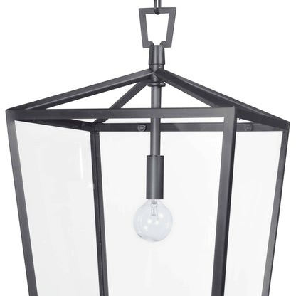 Camden Lantern by Regina Andrew in brass and natural brass. Made from steel in a cottage & farmhouse style.
