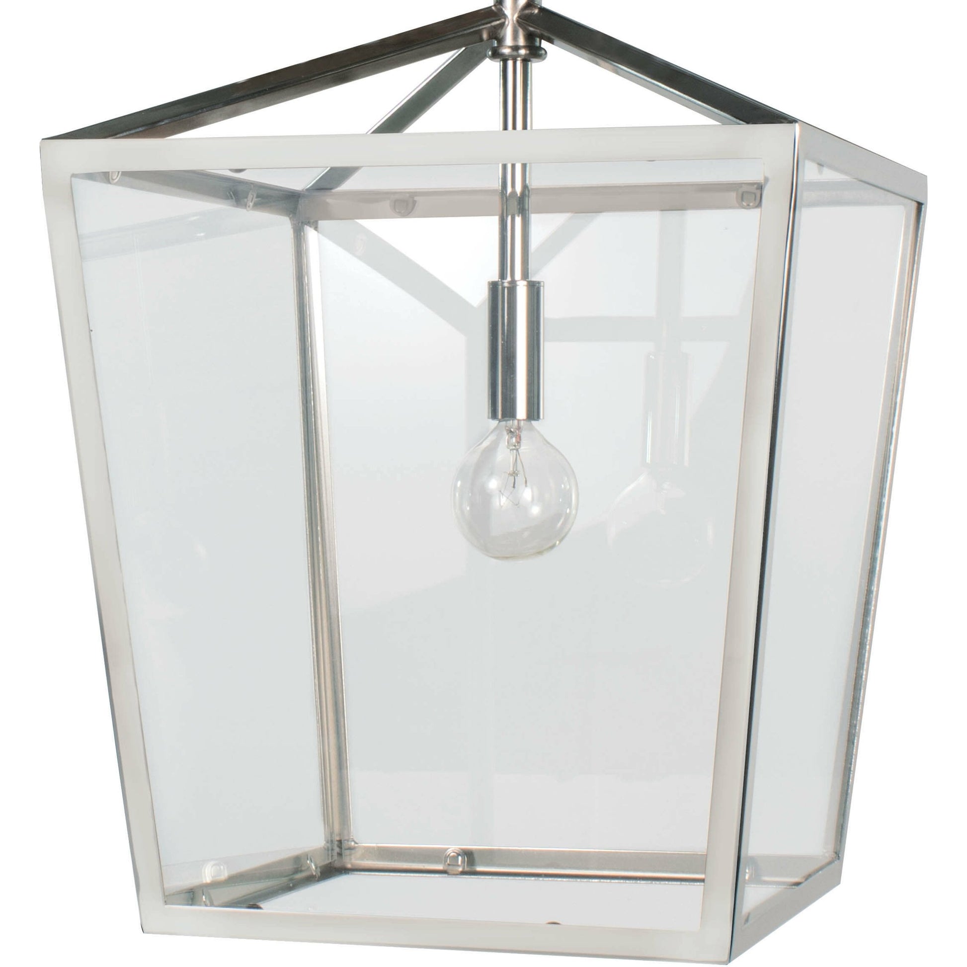 Camden Lantern by Regina Andrew in brass and natural brass. Made from steel in a cottage & farmhouse style.